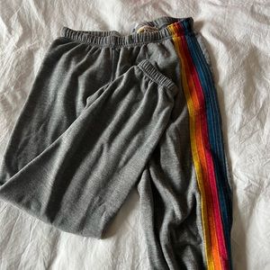 Aviator nation sweatpants with cuff bottom